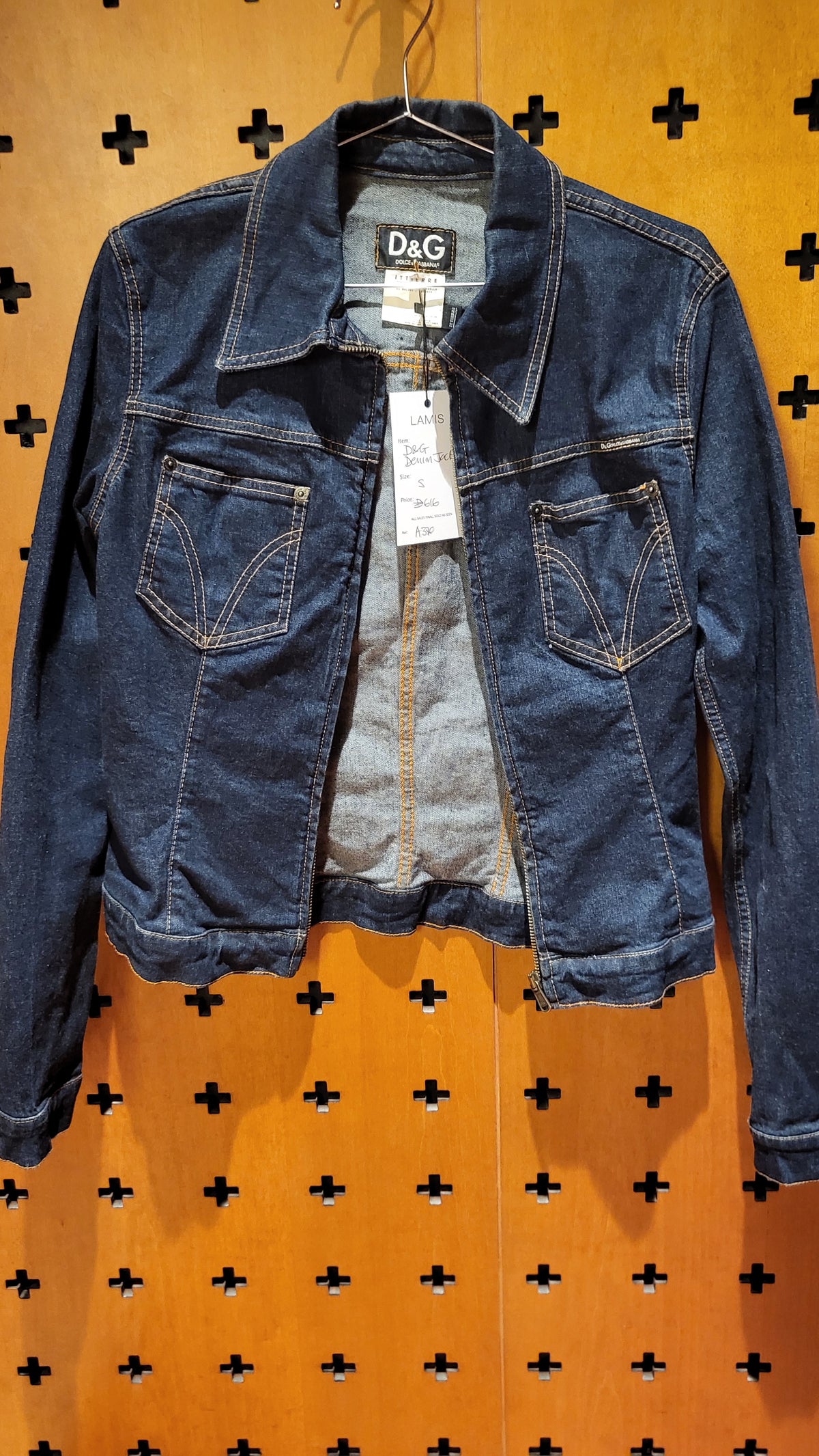 D&G (Dolce & Gabbana) Zipped Denim Jacket