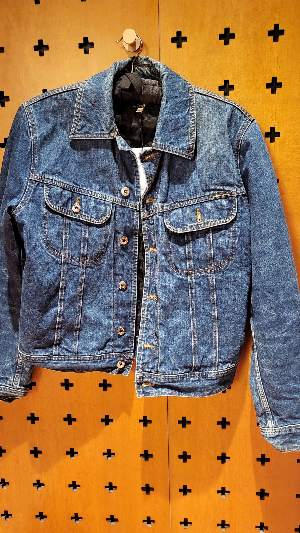 D&G (Dolce & Gabbana) Denim Jacket with internal padding