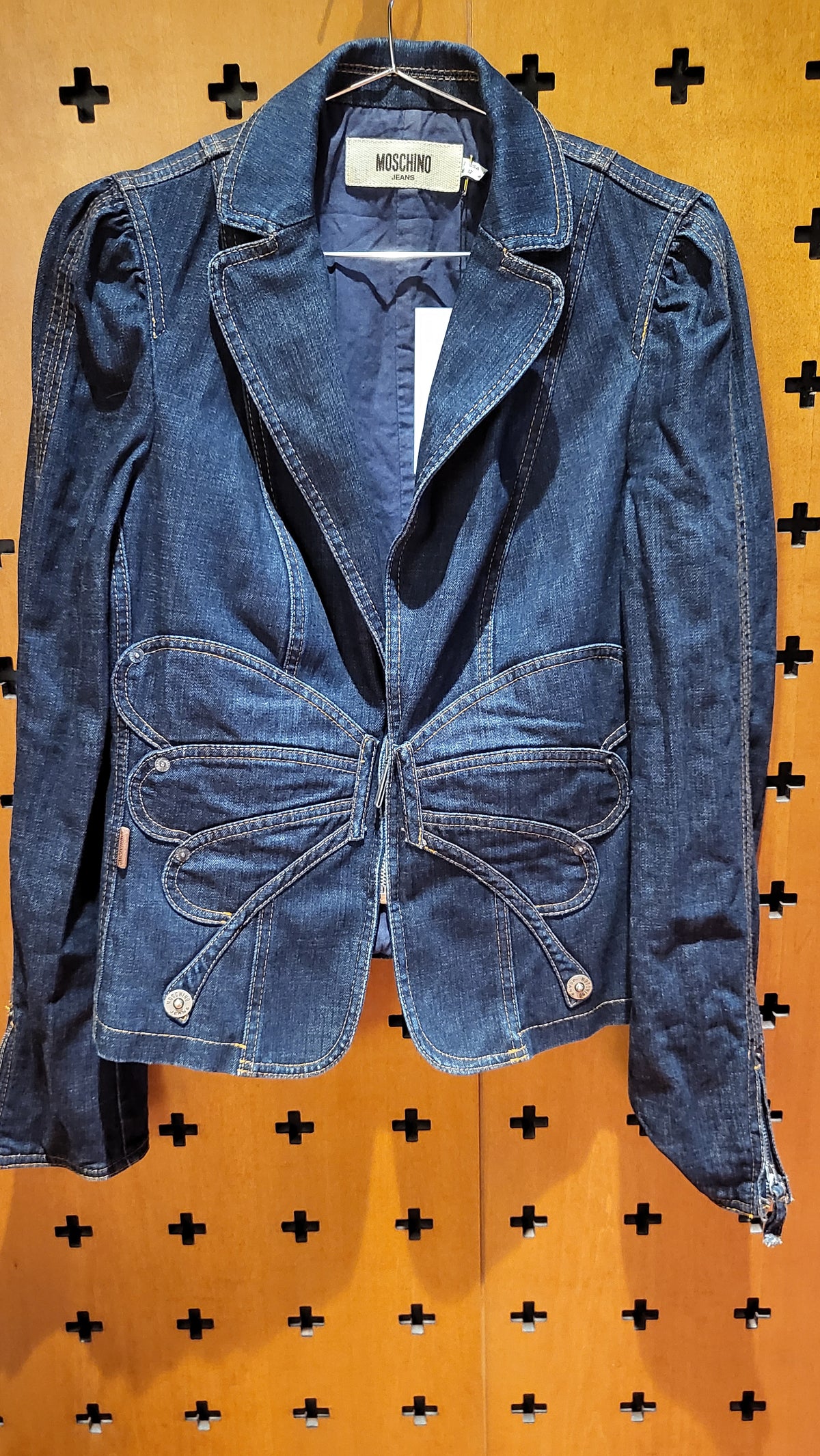 Moschino Jeans Butterfly design Vintage Denim Jacket