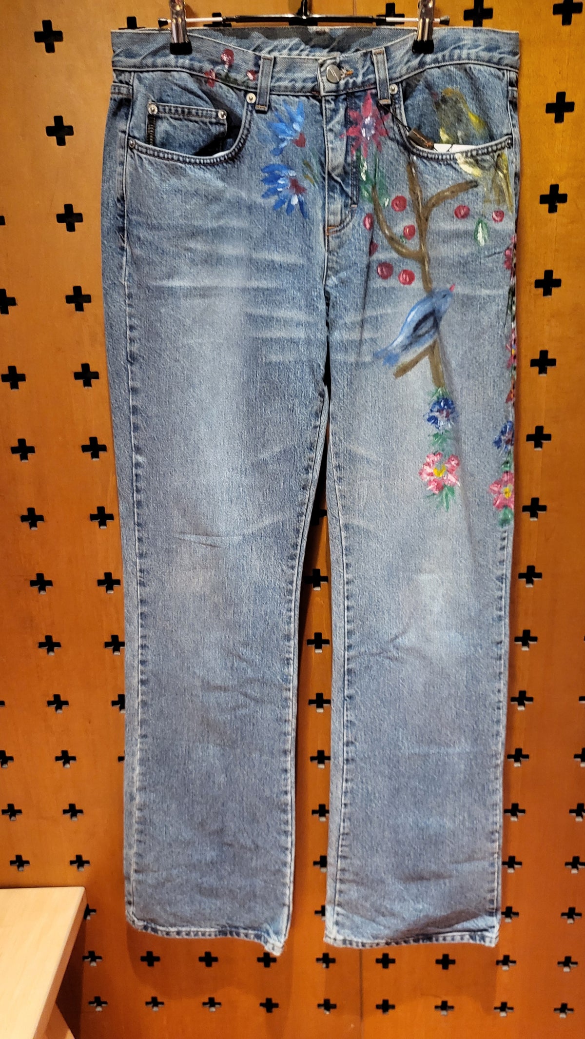 Iceberg hand painted jeans very collectable