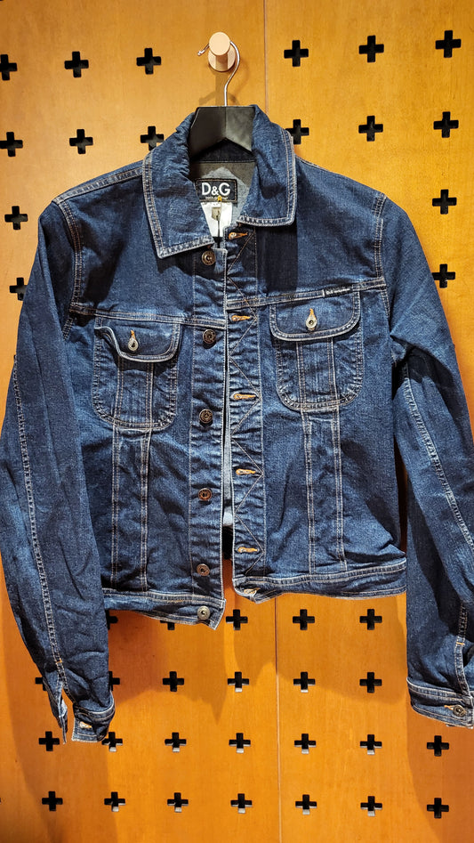 D&G (Dolce & Gabbana) Lightweight 90's Denim Jacket