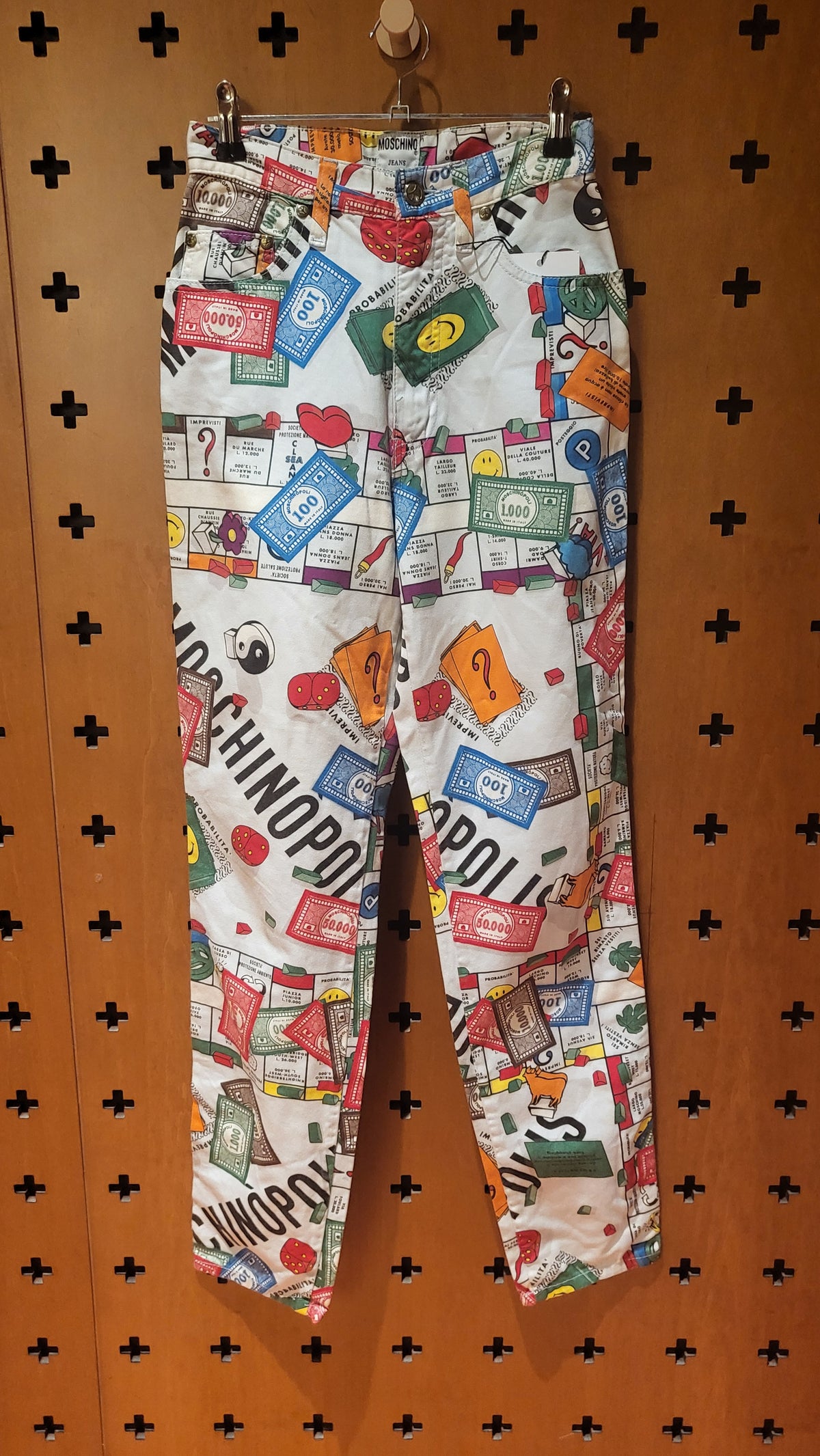 Moschino Vintage Monopoly Jeans - rare