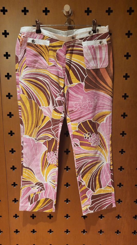 D&G (Dolce & Gabbana) linen trousers / capri