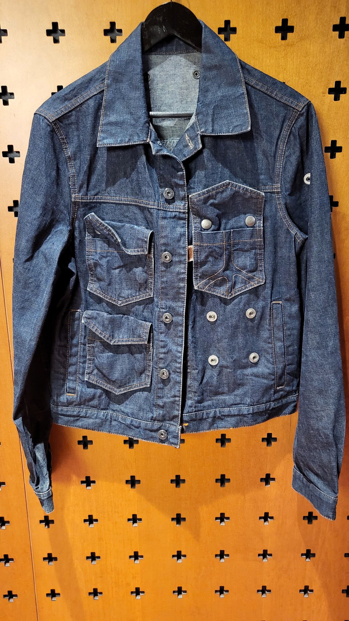 Moschino - Unisex / Mens retro vintage pocket jacket - rare