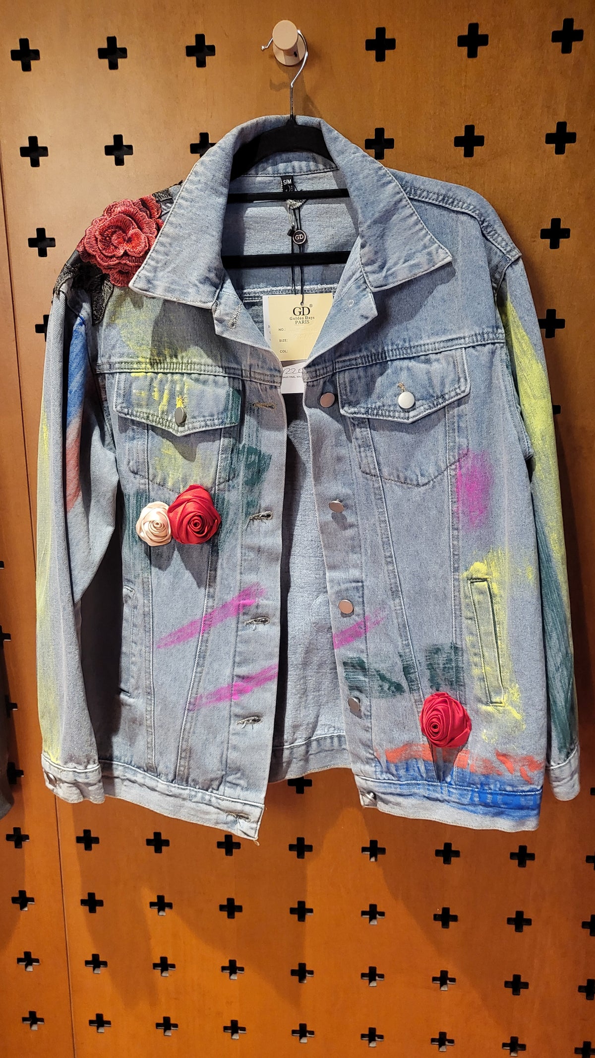 Summer Jacket with floral appliqué