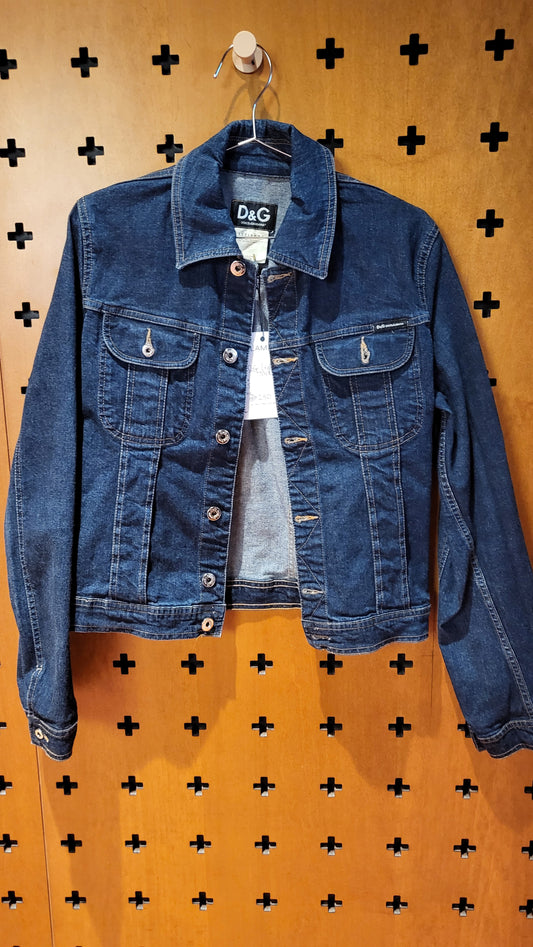 D&G Lightweight Indigo Denim Jacket S