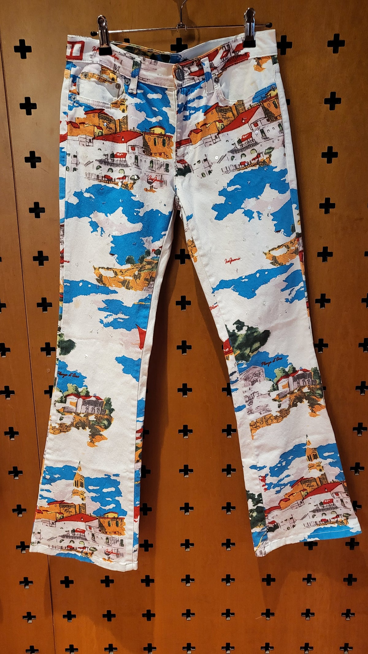 Iceberg south of France scene trousers