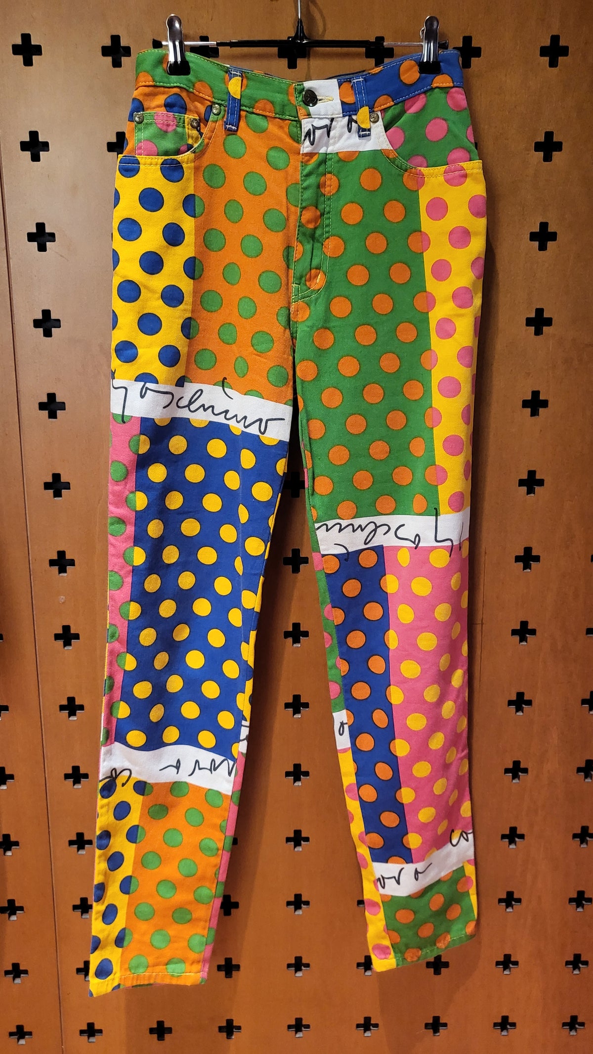Moschino Spotted Colour Vintage Jeans