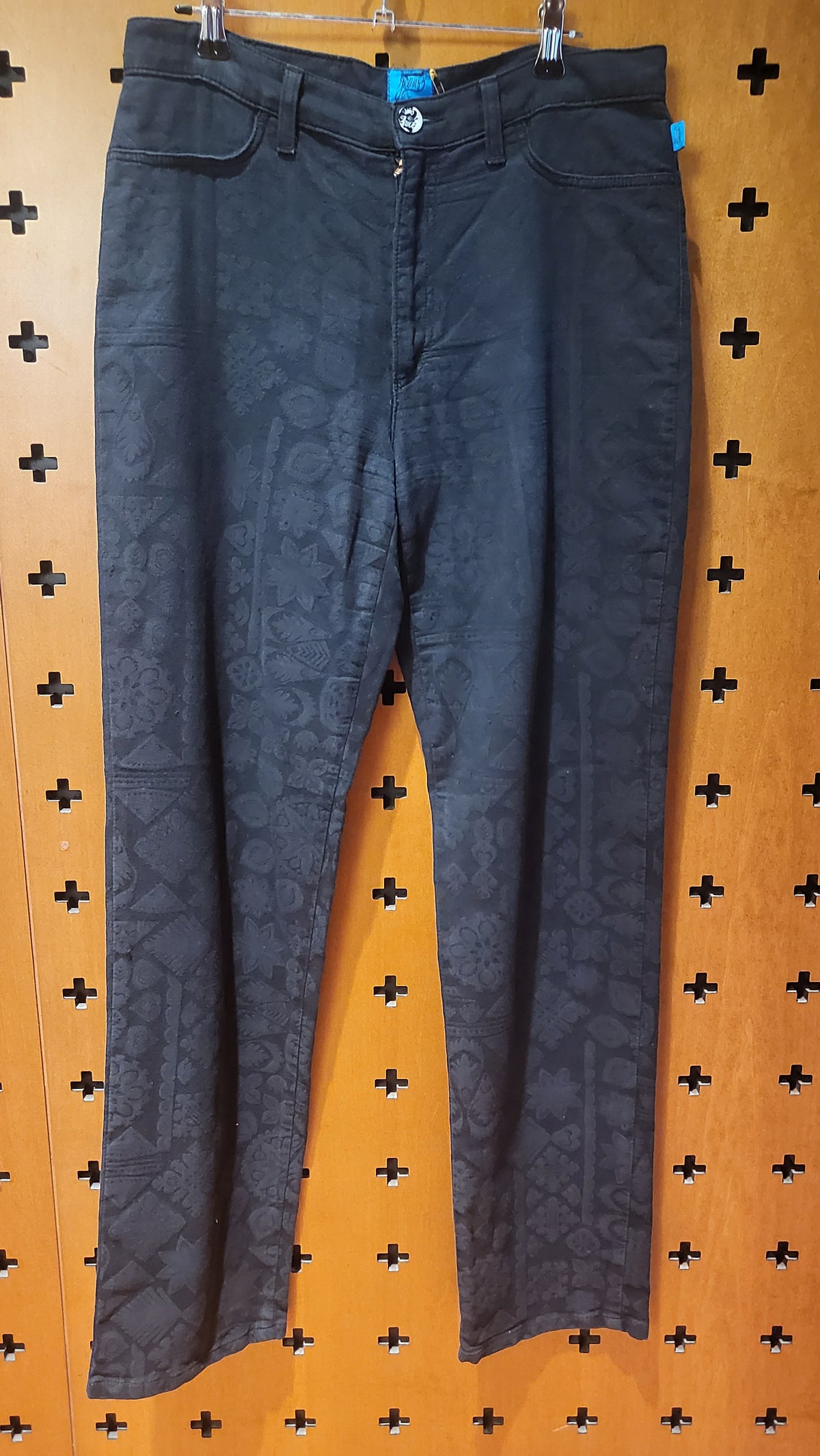 Christian Lacroix stretch black trousers